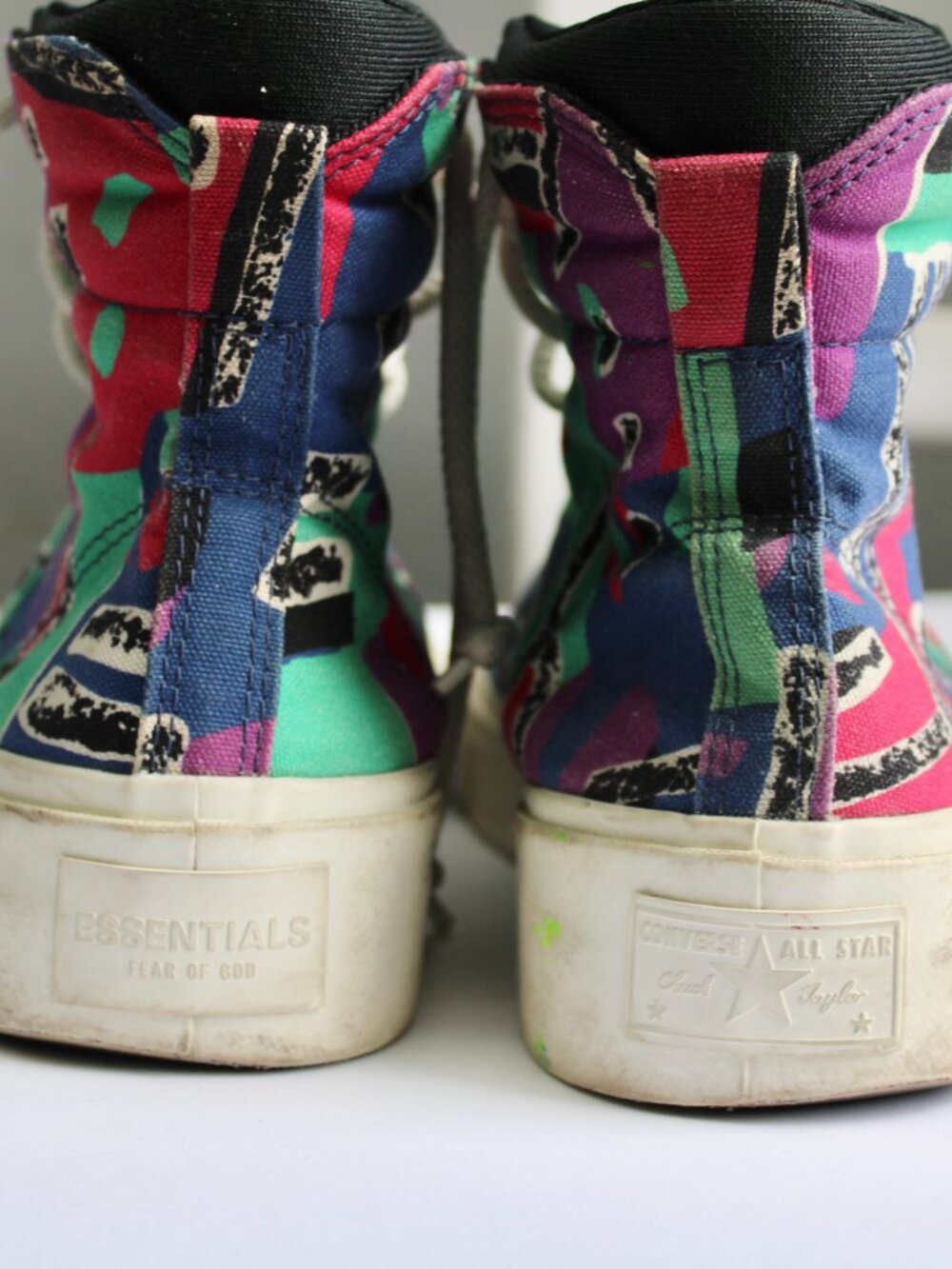 Fear of God ESSENTIALS x Converse Skid Grip Limoges Green Mens Size 12 / 30.5 cm - Picture 9 of 9